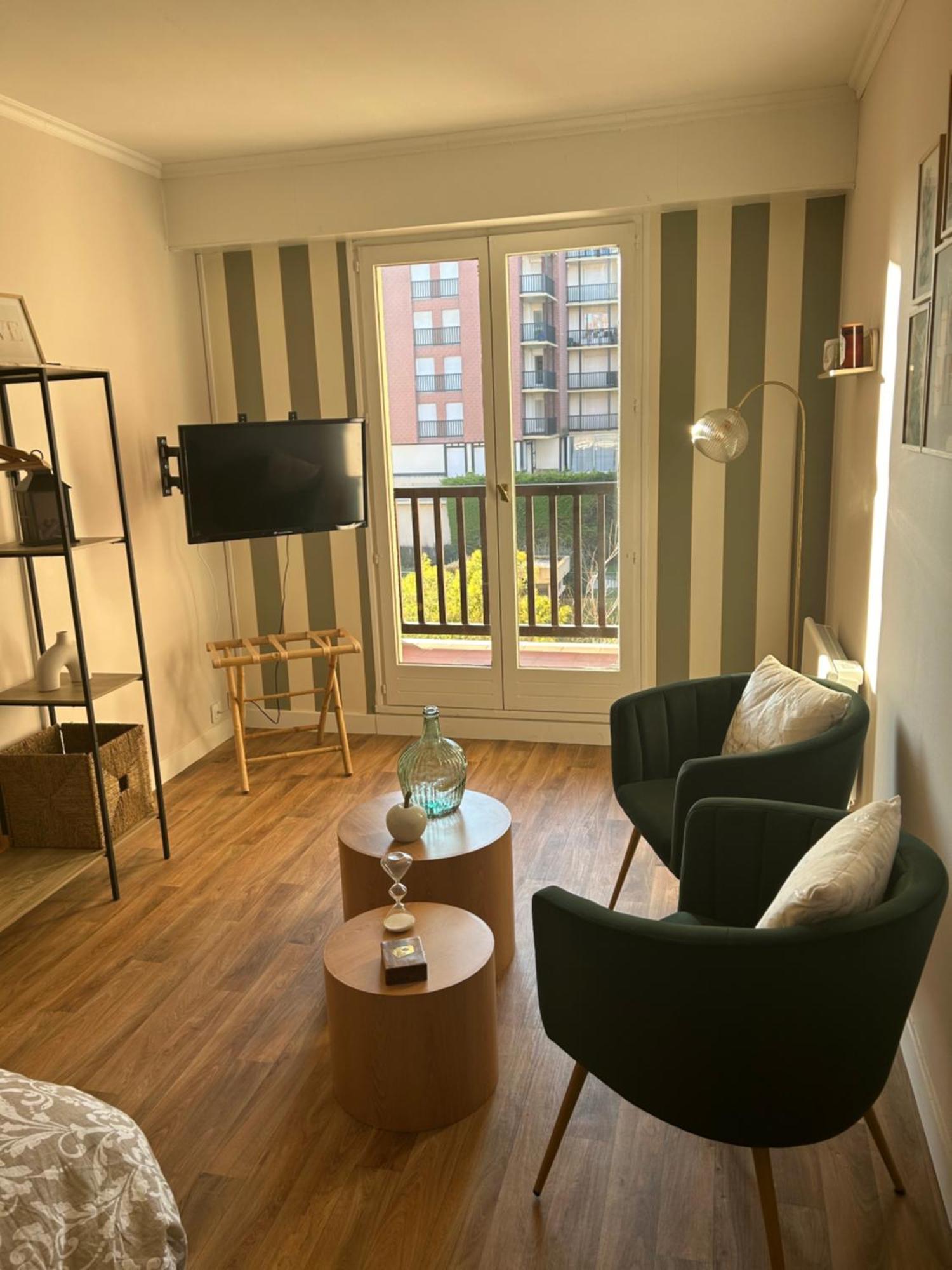 La Suite Emeraude, Studio Chic, Acces Direct Plage Cabourg Exterior foto